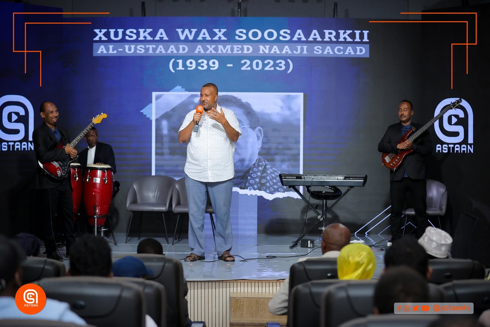 Tribute evening honoring legendary Somali musicians